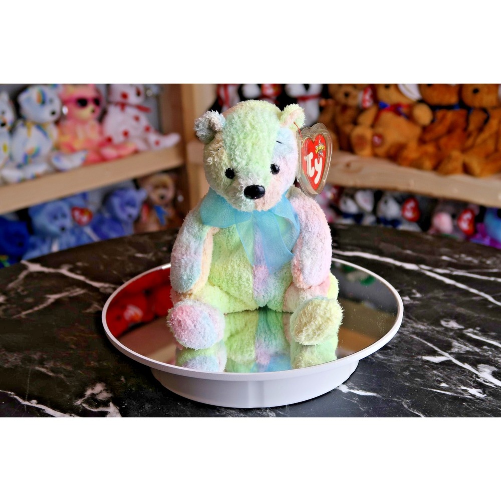 TY Beanie Baby - Mellow the Bear | Tush Tag Wear | Vintage | Rare